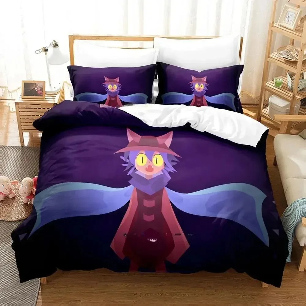 Game OneShot Bedding Set Single Twin Full Queen King Size Bed Set Adult Kid Bedroom Duvet cover Sets 3D Anime Bed Sheet Set