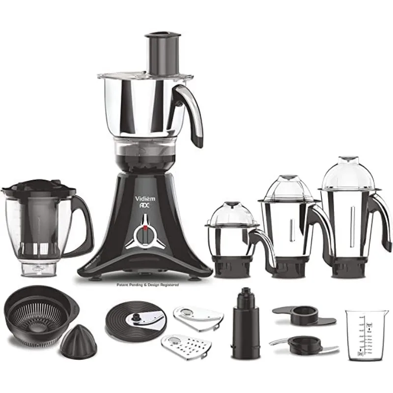 ADC All Day Companion Mixer Grinder and Food Processor, slicing, grating, citrus juicing, chopping & kneading 750W -110 Volts