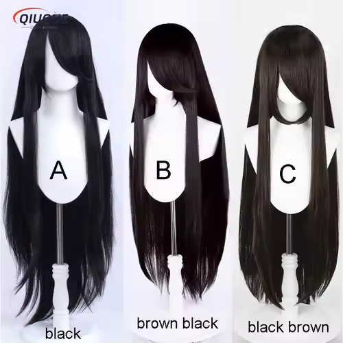 80 Colors 100cm Long Straight Cosplay Wig Anime Compatible Universal Omopinenet Heat Resistant Synthetic Hair Wigs + Wig Cap - Image 13