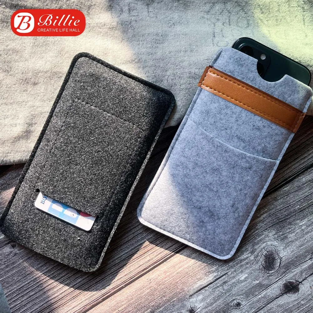 

for iPhone 13 14Pro Max Case,For iphone 13 14Pro 6.1" Ultra-thin Handmade Wool Felt phone Sleeve Cover For iphone 14 plus cover