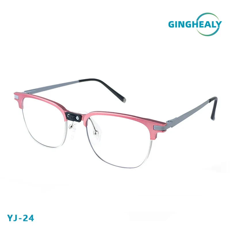 

Титановая оправа Ginghealy с отверстиями для DIY-аксессуаров: лупы, очки для близорукости, очки для чтения, индивидуальные решения