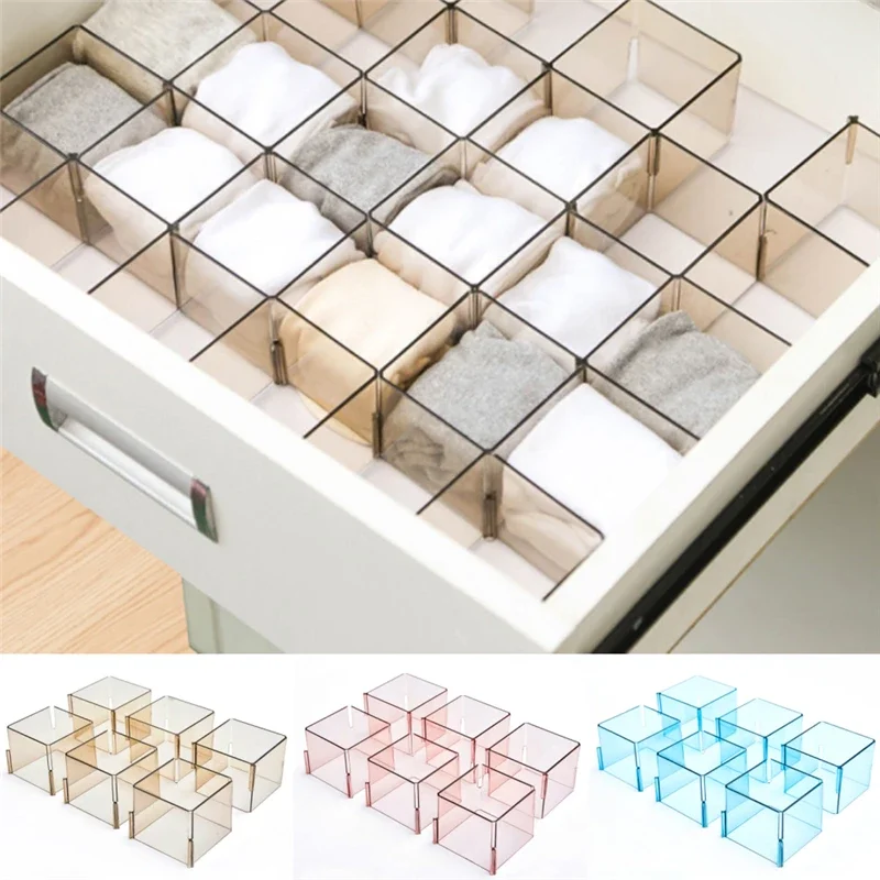 Plastic Drawer Organizer Box  Jewelry Box Partition Drawer Divider  Item Desk Organizer Underwear Organizer Drawer Box