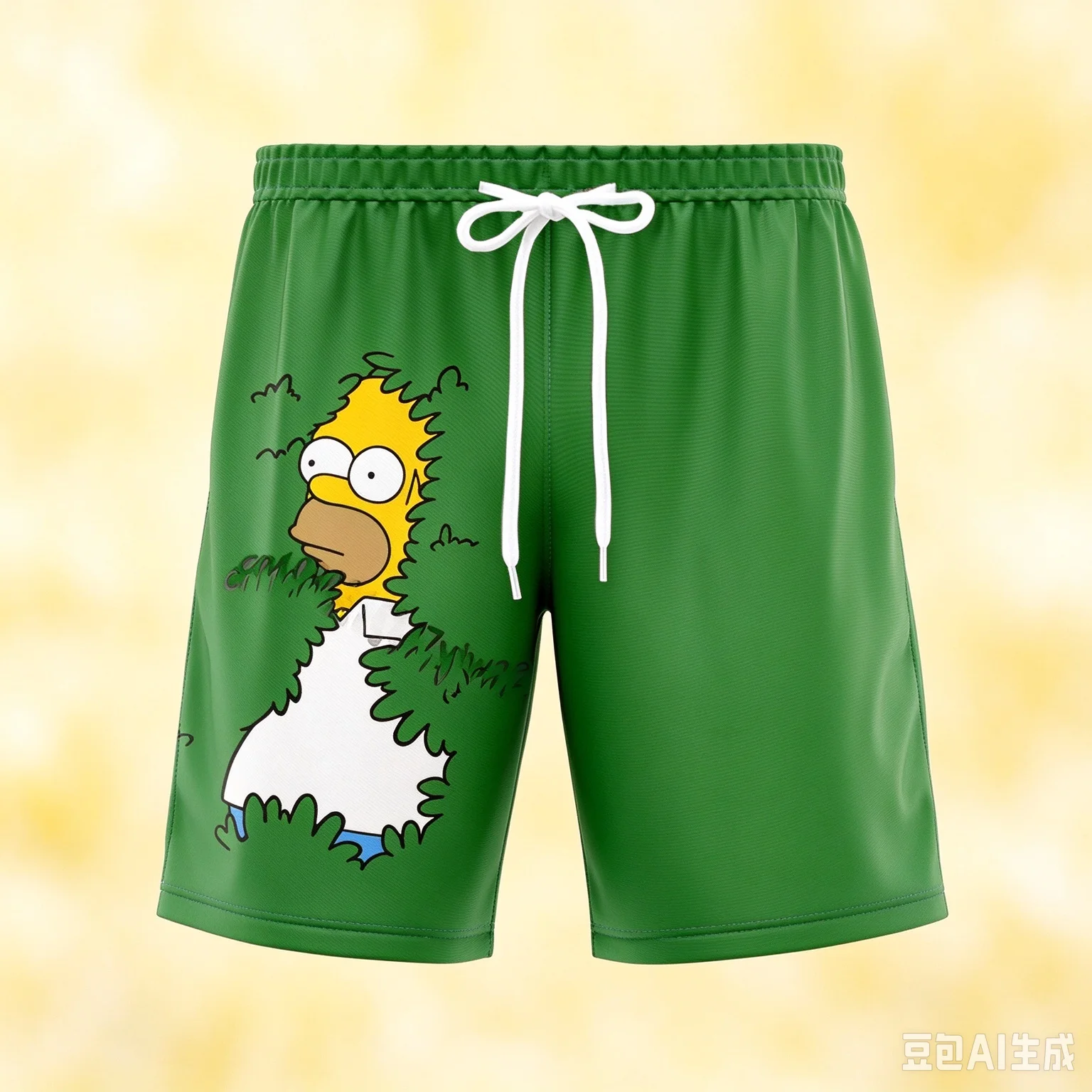 26 Holiday Summer Vacation Hawaiian Shorts Men'S The Simpsons Print Shorts Snowflake & Holly Print Quick-Dry Beach MEN Shorts