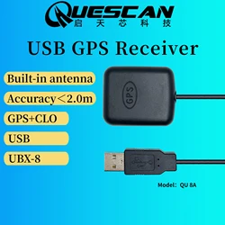 Dual mode Windows Android USB GPS GLONASS Antenna Receiver UBX NEO M8N GPS Connector SW Map USB GPS GNSS Receiver Car Navigation