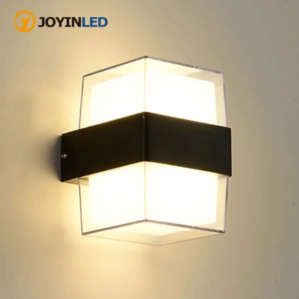 9W 18W Led Wandlamp Buiten Waterdicht Moderne Noordse Stijl Wandlampen Woonkamer Veranda Tuinlamp Buiten Straatverlichting