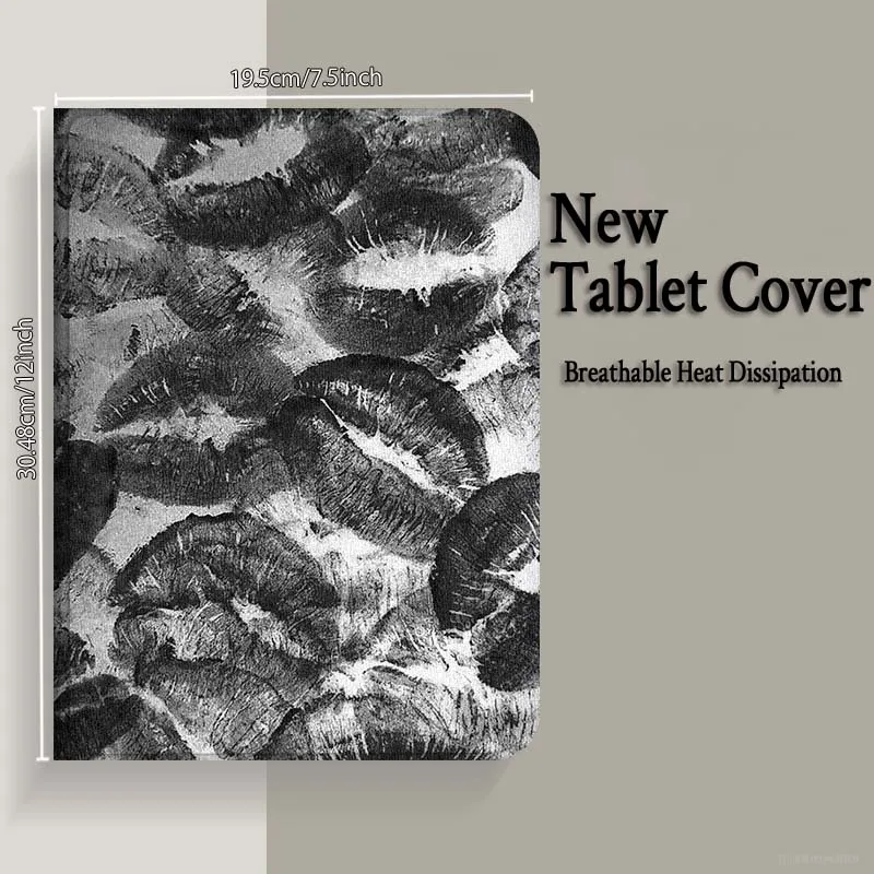 ريترو ليوبارد طباعة الشفاه ل الشرف الوسادة ماجيك GT GT2 6 X8 V7 V8 X9 8 9 13 X8a X9a Pro 10 12.1 12.5 بوصة اللوحي #4