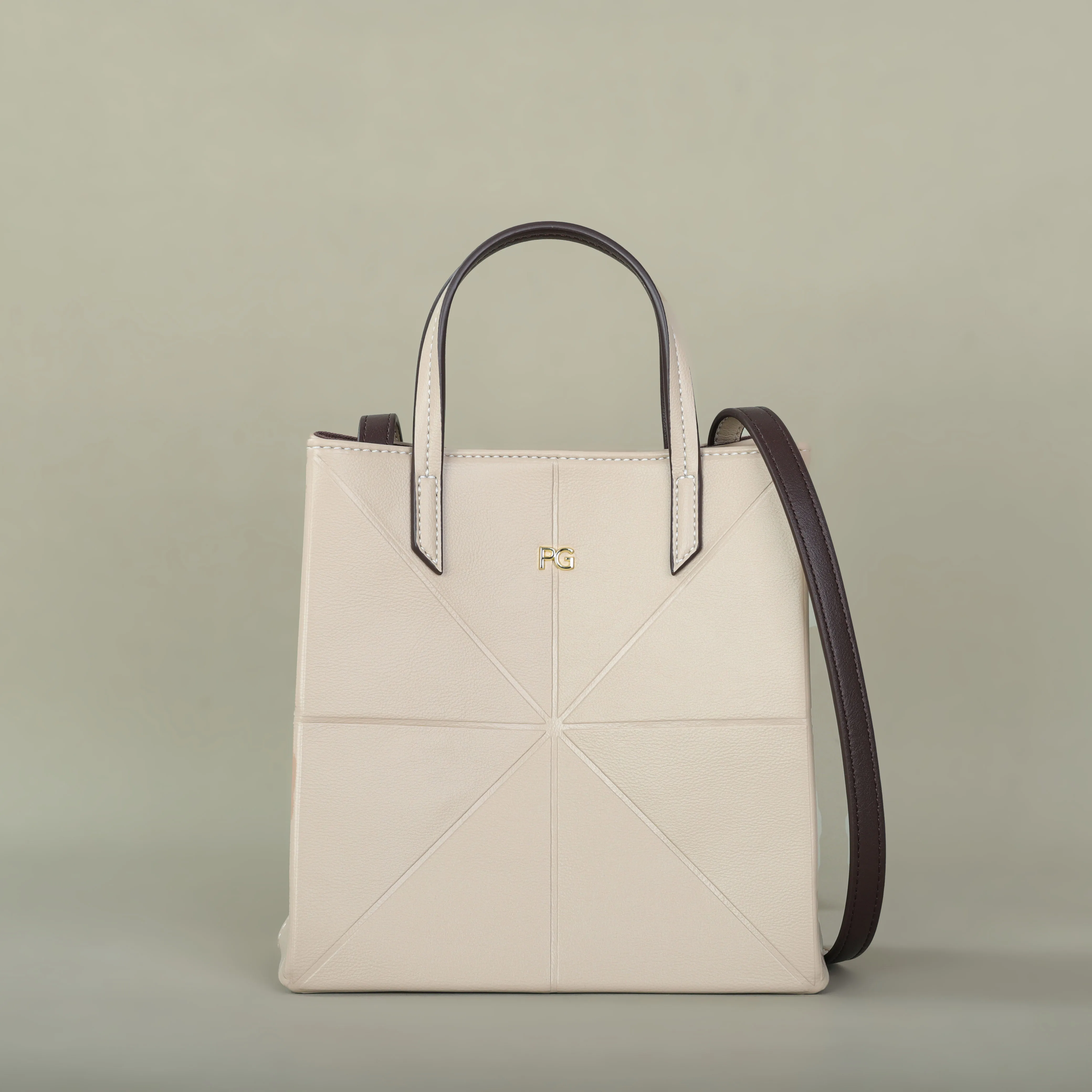 PG Cross-schouder of enkele schouder klassieke eenvoudige en toch modieuze opvouwbare dameshandtas