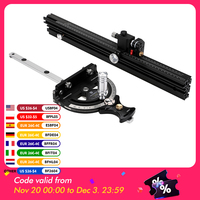 HONGDUI HD-MG21 0-70 Degree Miter Gauge with 850mm Extended Fence for Woodworking Table Saw Router Table Precision Angle Setting