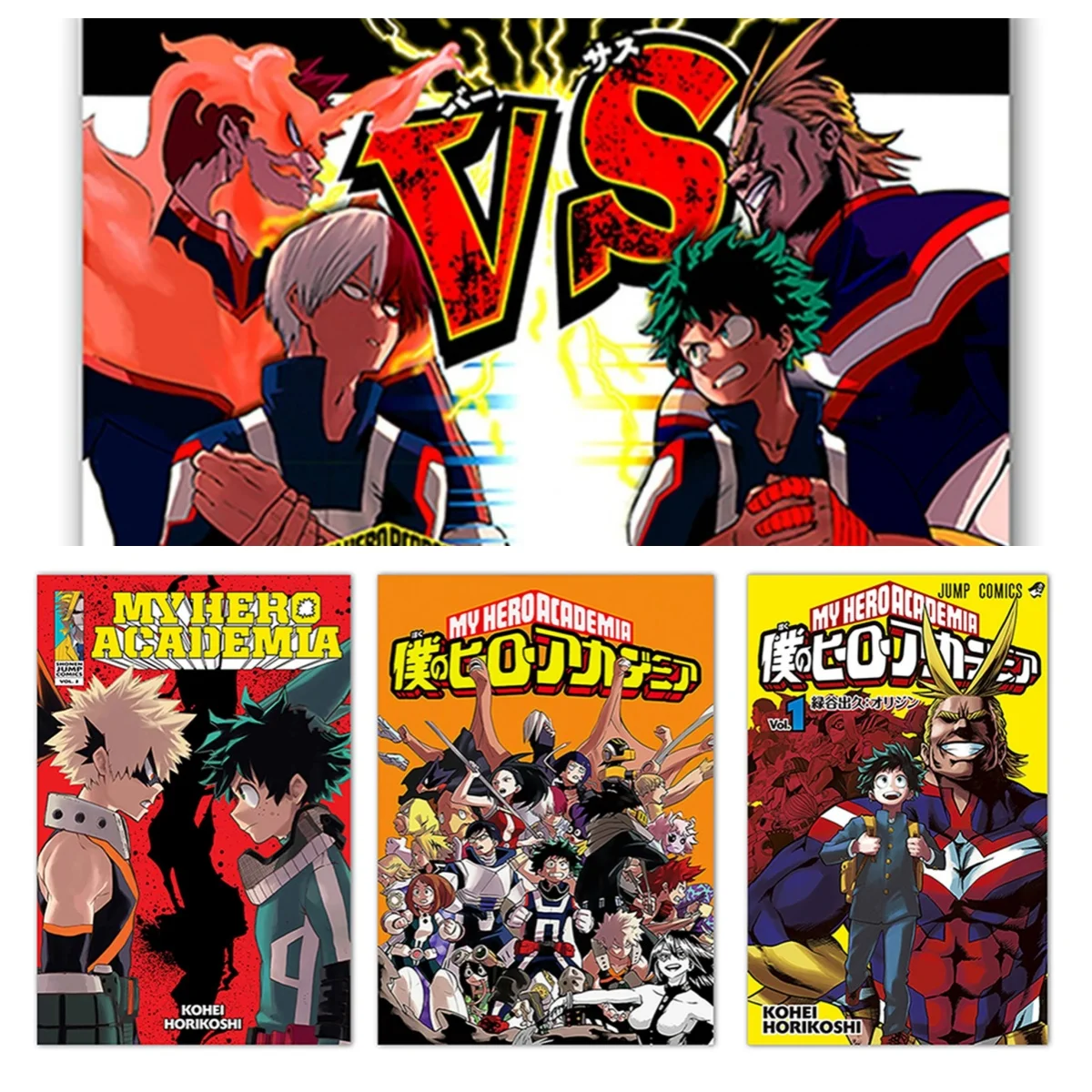 

Anime 2D Peripheral My Hero Academia Children's Bedroom Room Student Dormitory Wall Background Decoration Painting