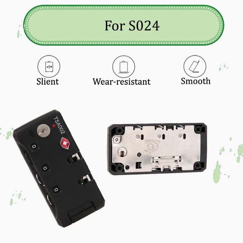 

For S024 Black Customs Lock Certified for Added Security Enhances Luggage Safety and Streamlined Clearance Essential Travel
