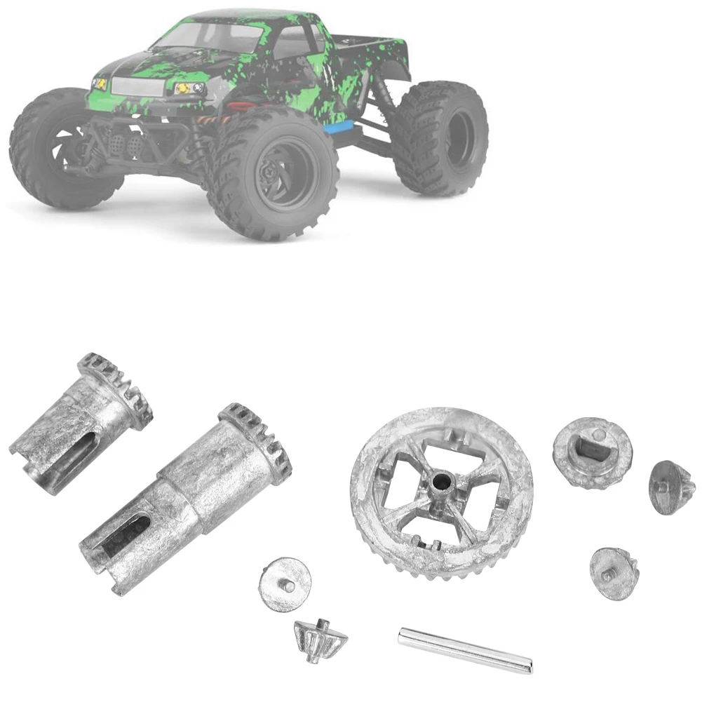 Przekładnia silnika RC metalowy redukcja mechanizmu różnicowego pasuje do samochodu HS 18301 18302 18311 18312 1/18 RC