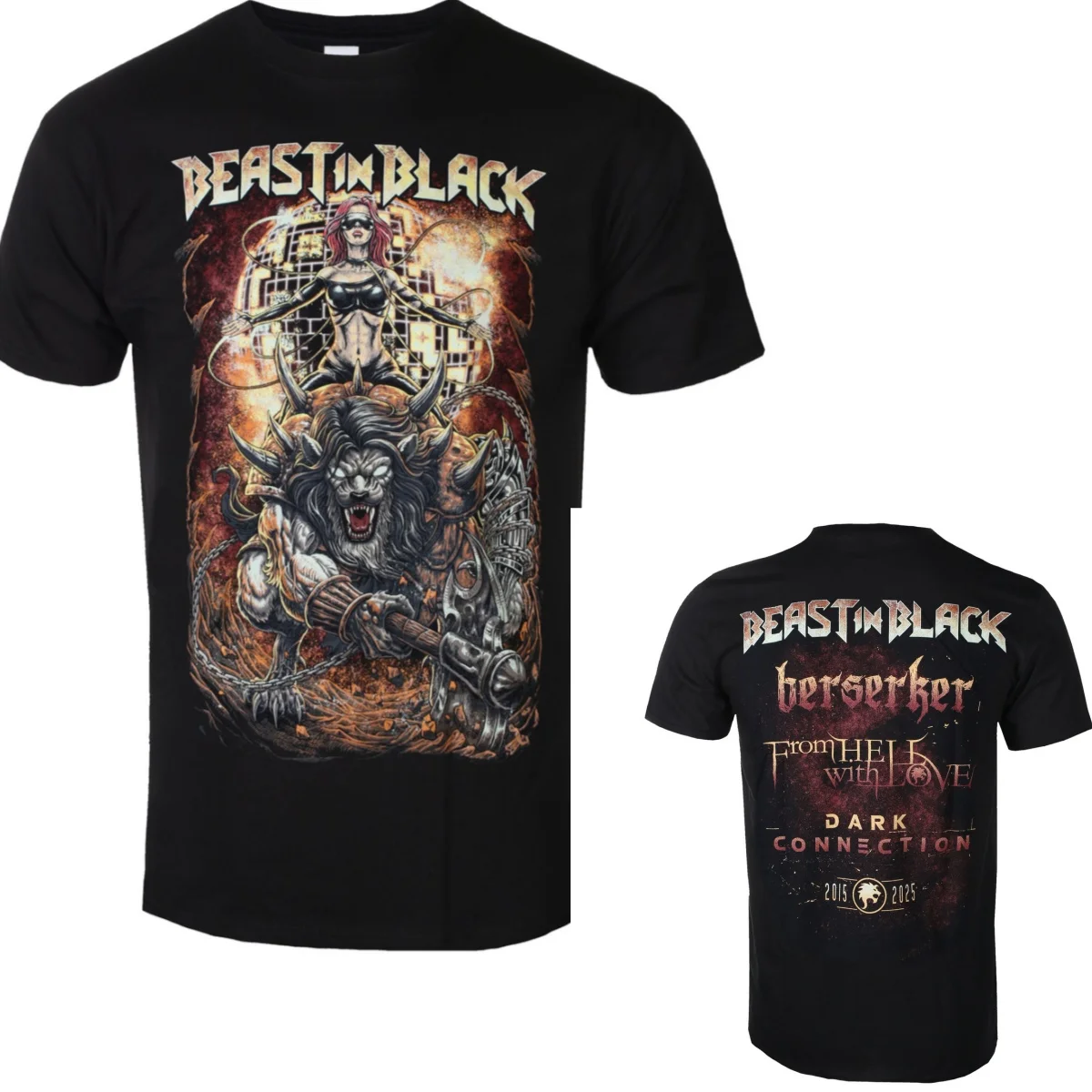 Beast in Black Grafik-Baumwoll-Band-T-Shirt, Unisex, Sommer, Kurzarm, Modemarke, Luxus, lässig, Vintage-T-Shirts – Detail 3