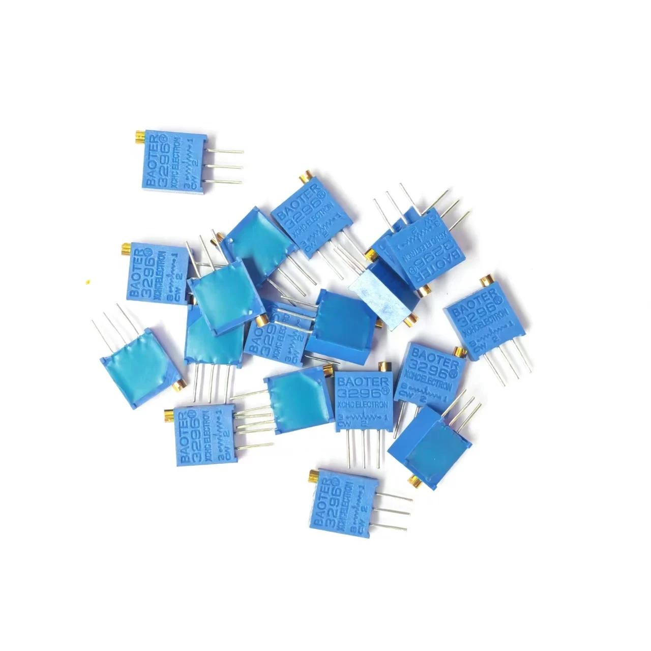 10PCS/20PCS 3296W 10R 20 50 100ohm 1K 2K 5K 10K 50K 100K 200K 500K 1M ohm potentiometer 3296 Variable Resistor