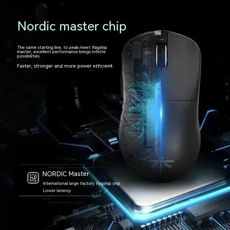 Imagem -03 - Vgn-vge f1 Mouse sem Fio Modos 26000dp 49g Paw3395 Nordic Chip 130 Horas de Longa Duração da Bateria Lightpeso pc Gamers Office