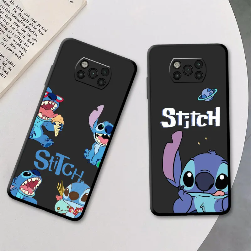 Angie Stitch Case For Xiaomi Mi Poco Poco X3 NFC X4 Pro Mi 11 Lite 11T 12 10T 9T 13 Note 10 Back Soft Phone Cover