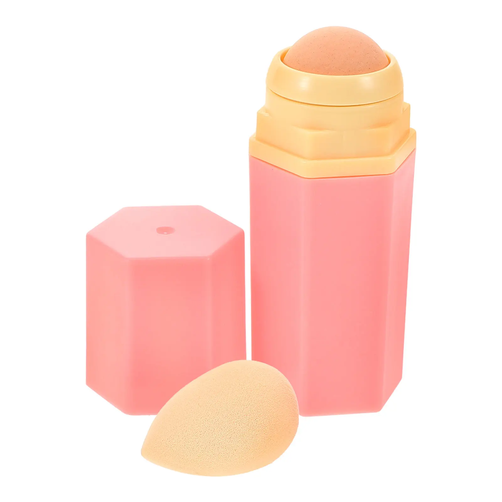 Bola Absorbente de Aceite Facial de Piedra Volcánica, Rodillo Portátil Pequeño y Ligero, Herramienta de Control de Grasa para Refrescar el Maquillaje Facial