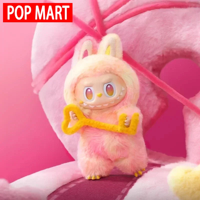 Original Labubu 3.0 Big into Energy Plüschpuppe - Pop Mart Offizielle Blindbox Weiche Sammelfiguren Wohndekoration