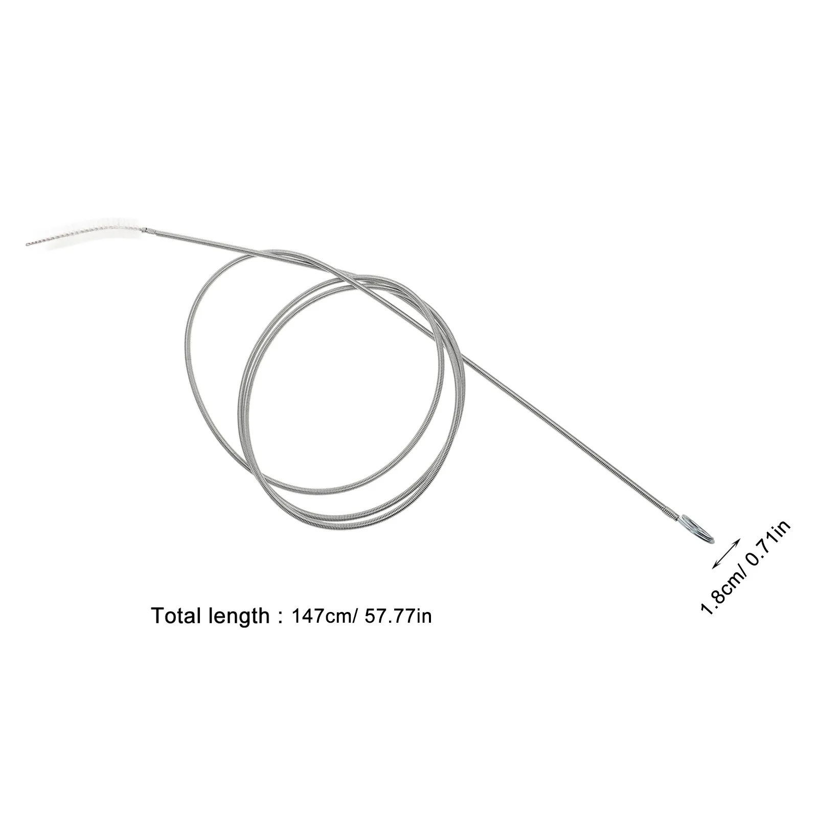 Car Sunroof Drain Tube Cleaning Brush Flexible Nylon Cleaner Tool for Refrigerator Air Conditioner Coil Drain Line Cleaning