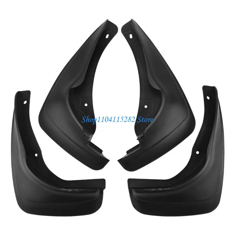 

4PCS Splash Guards High Strength Plastic Mud Flaps Car Body Protectors