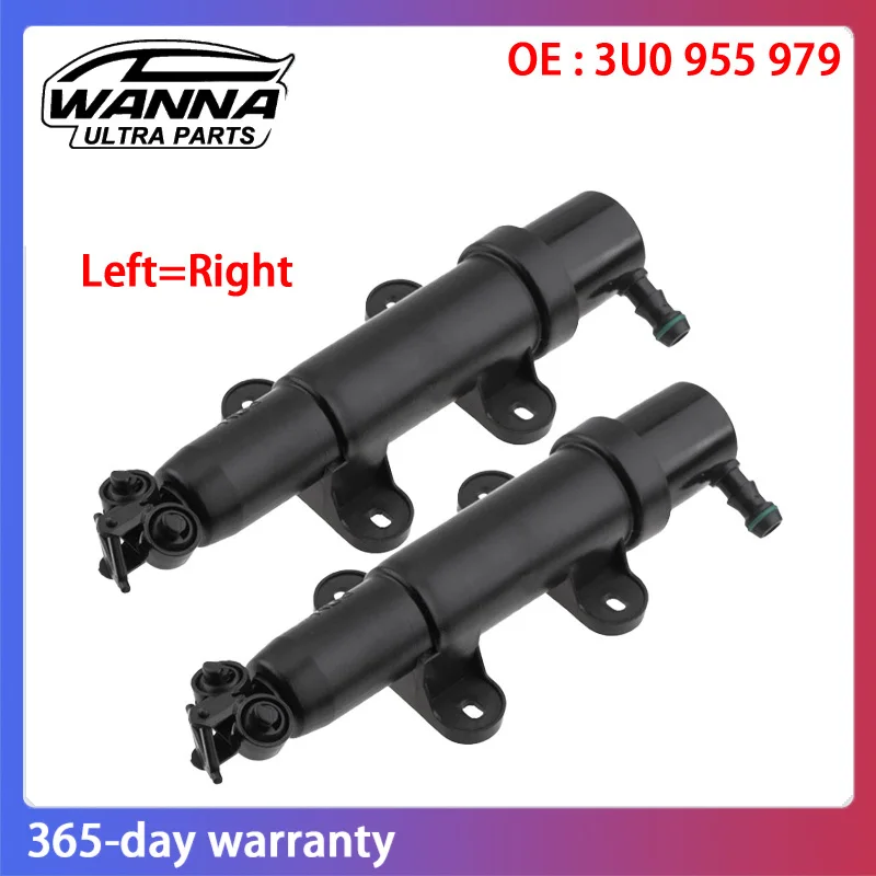 

OE 3U0955979 Left Right Headlight Washer Lift Cylinder Spray Nozzle Jet for Skoda SUPERB I (3U4) 2001-2008 II Estate 2008-2015