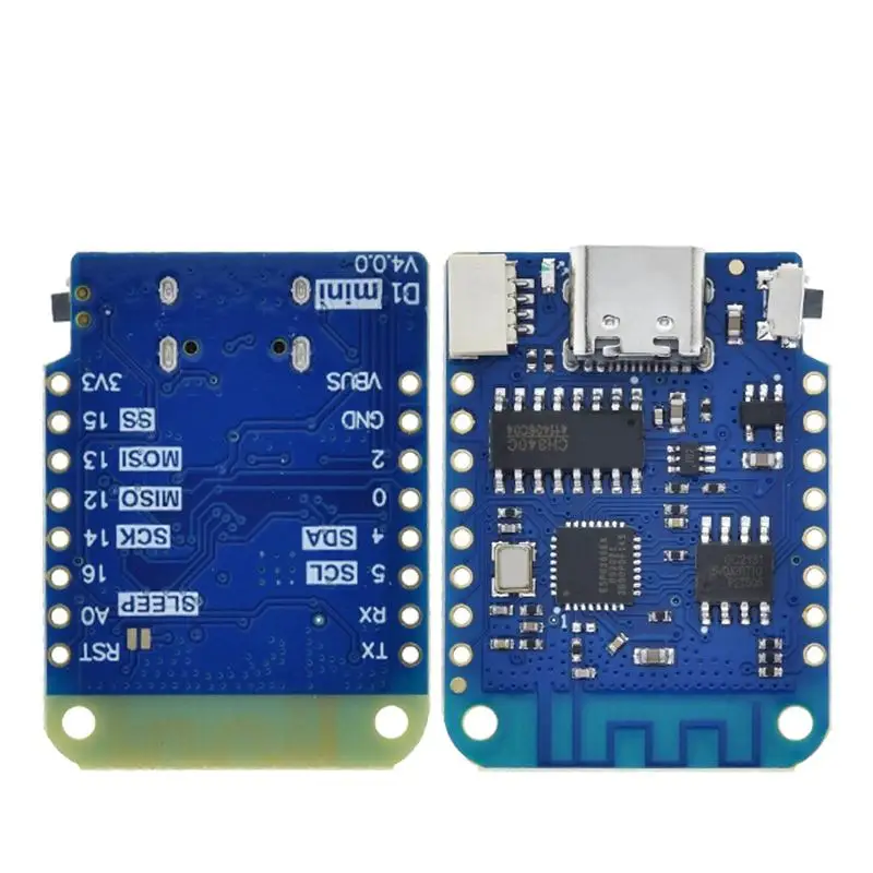 WEMOS D1 Mini V4.0.0 TYPE-C USB WIFI Плата Интернета вещей на базе ESP8266 4 МБ LOLIN 12C MicroPython Nodemcu Arduino Совместимость
