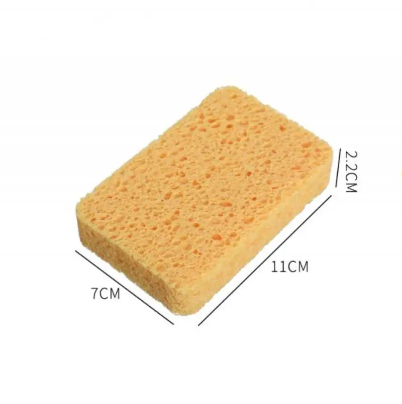 1pc Kitchen Wood Pulp Melamine Magic Sponge Eraser For Washing Dishes Cooktop Removes Rust Tableware Pan For Home Cleaning Tools