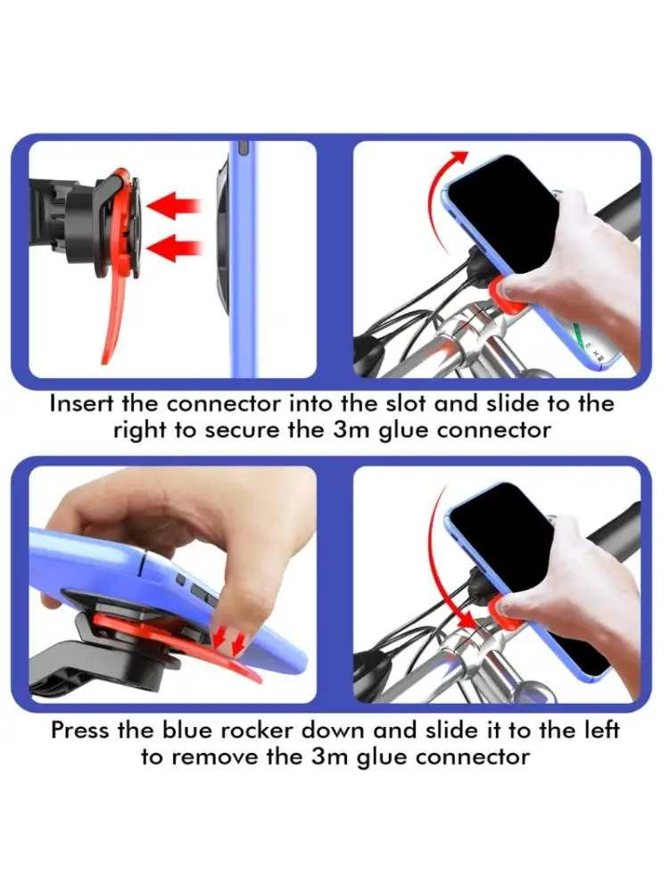 AliExpress 1pc Quickly Detachable Bicycles Phone Holderrack Sticker Bicycles Computer Adapters for City and Mountain Biking Experiences