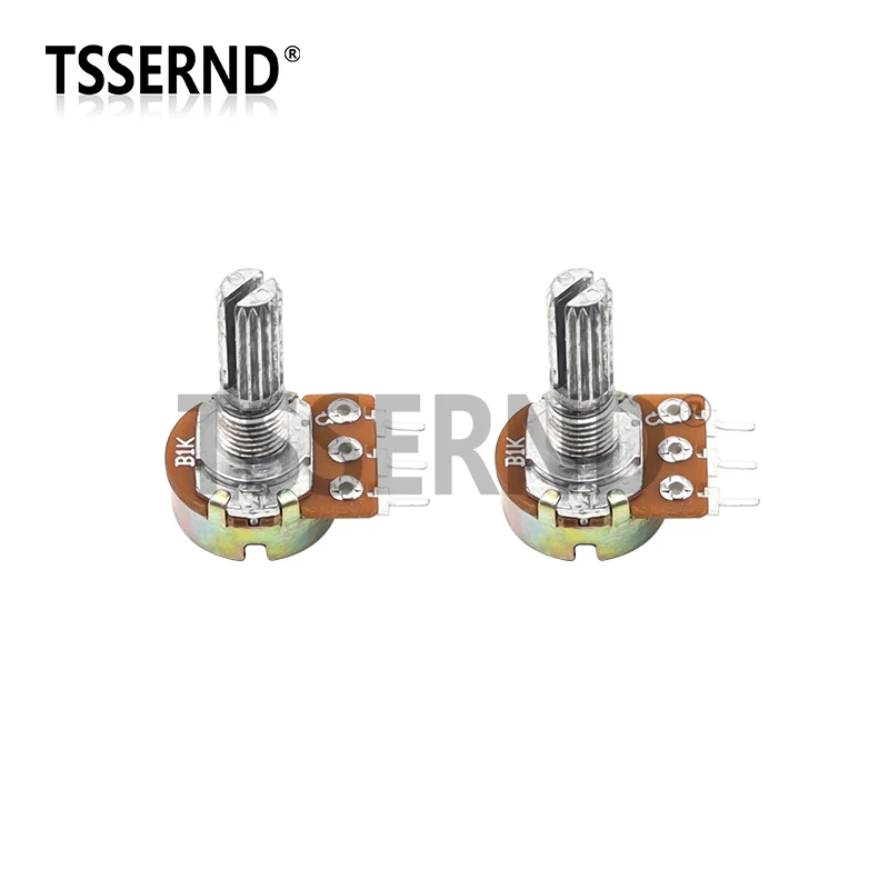 5pcs WH148 3PIN 20 มม.Potentiometer B1K-B1M ohm B1K B2K B5K B10K B20K B50K B100K B500K B1M 1K 2K 5K 10K 50K 100K 500K 1M