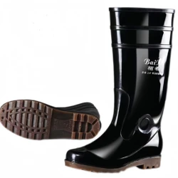 New Outdoor Excavation Men's Camouflage Rain Shoes Construction Site Water Shoes Anti Slip and Wear-resistant Black Rain Boots