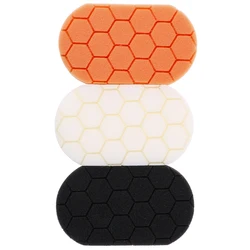 3pcs Hex-logic Hand Applicator Sponge Waxing Pad Polishing Pads Buffing Pads