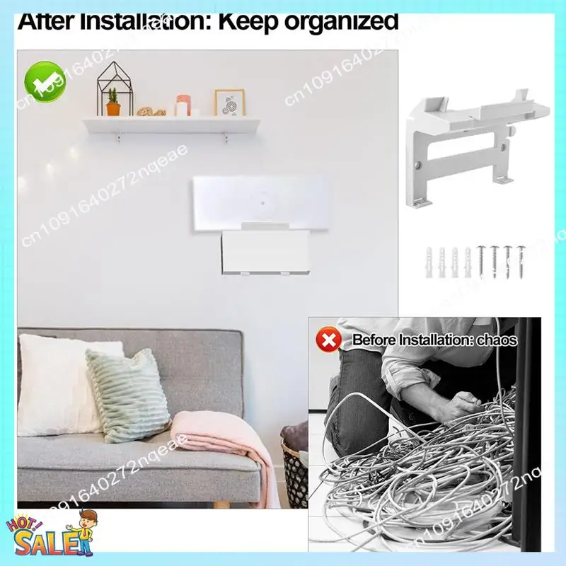 N08R Halterung für Gen 3, Routerhalterung, Kunststoff-Router-Wandmontagesatz, Zubehör für V3 und Gen 3-Router