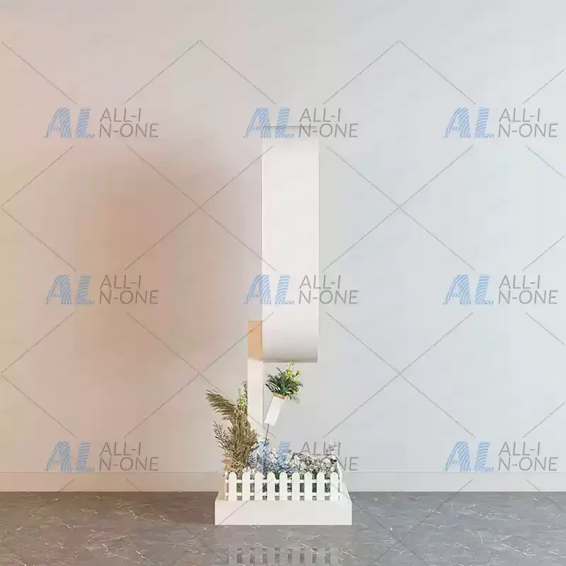 Wedding check-in desk metal rack custom logo retro wedding phone booth party supplies