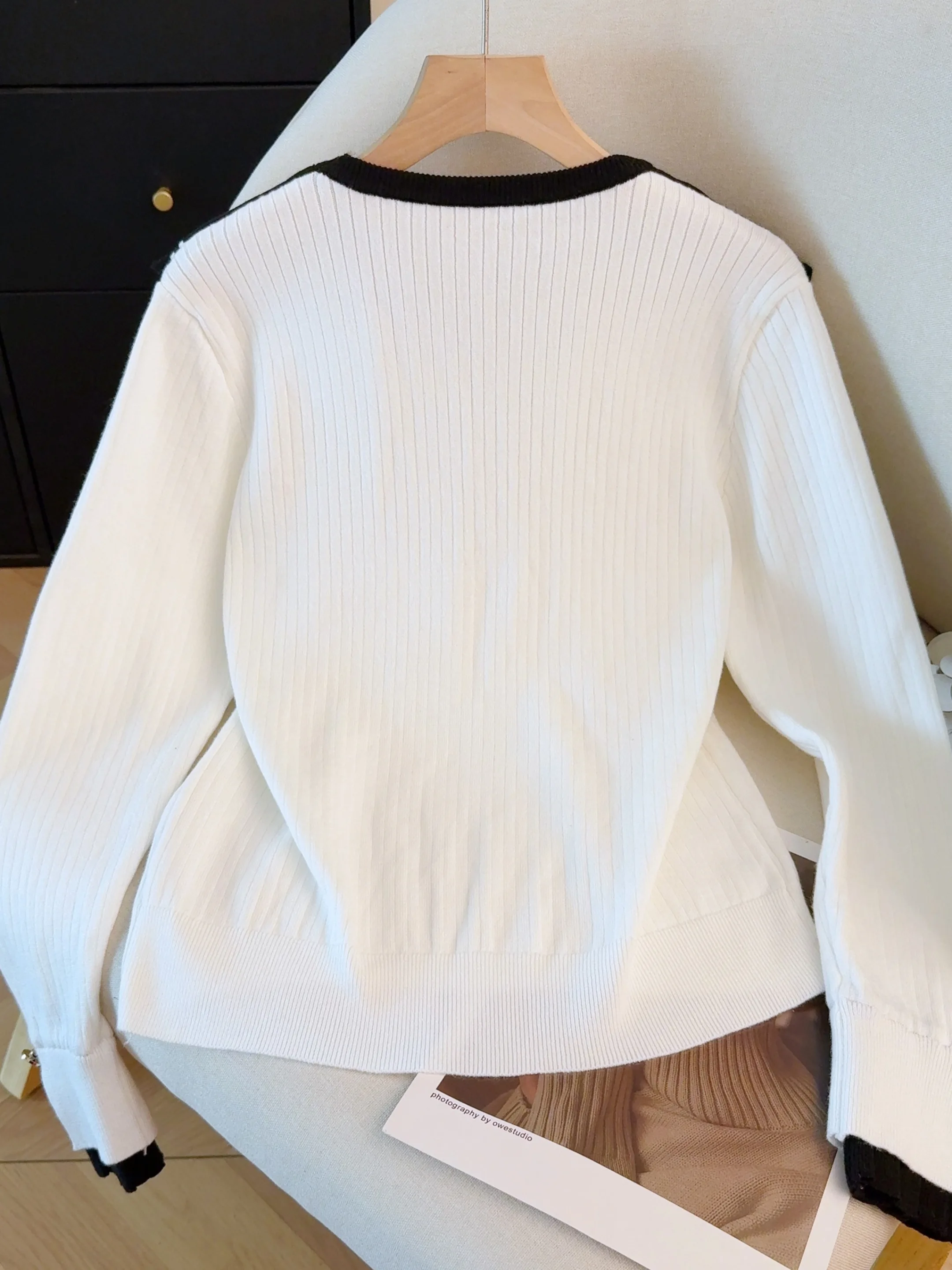 おすすめのセルフキーニットセーター、ドールカラー付き、ゆったりとした女性用インナーウェア、韓国風、長袖、暖かさを求める方へ