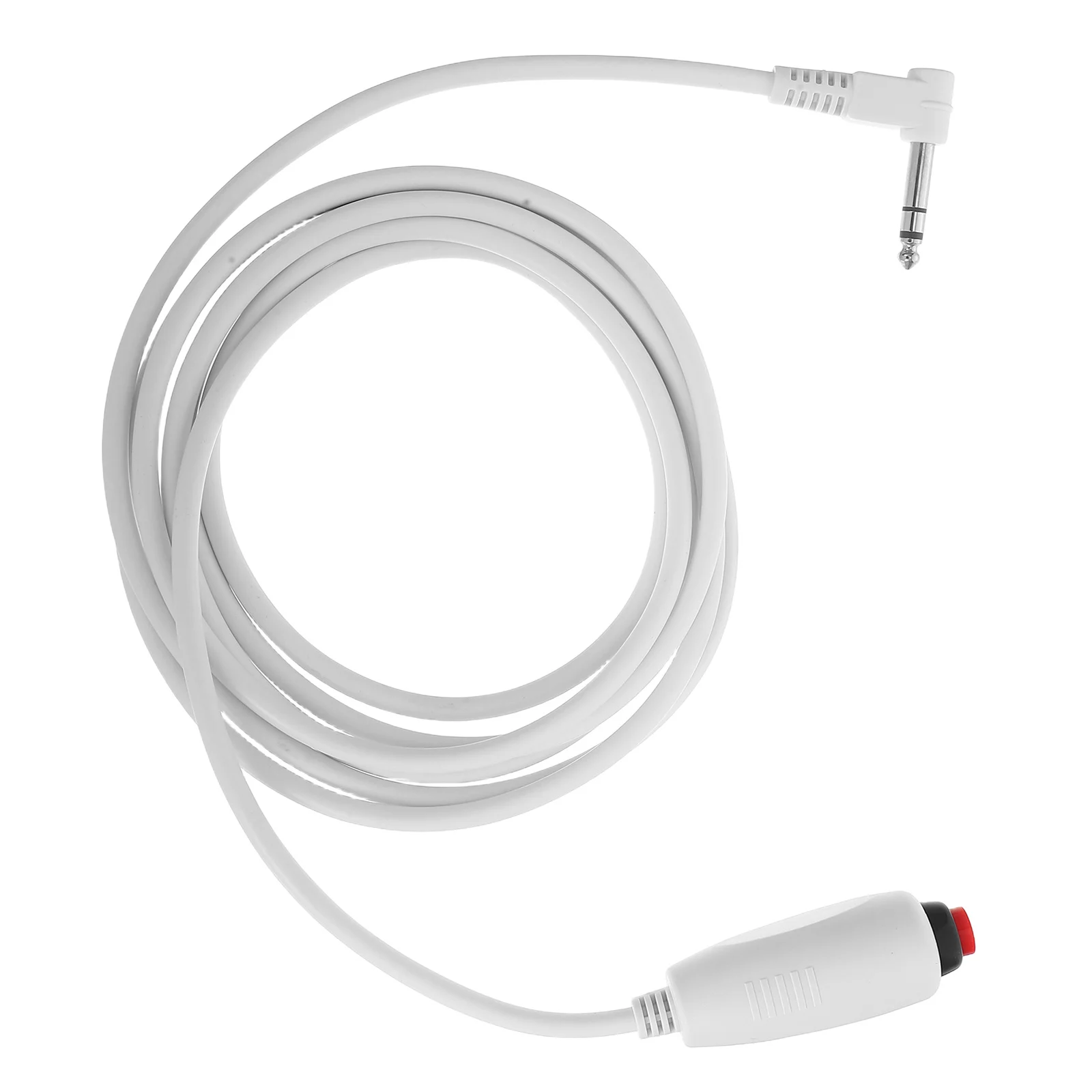 Nurse Call Cord Red Button 6.35Mm Plug Cable With Bed Sheet Clip Momentary Switch Replacement For Hospitals Medical Staff