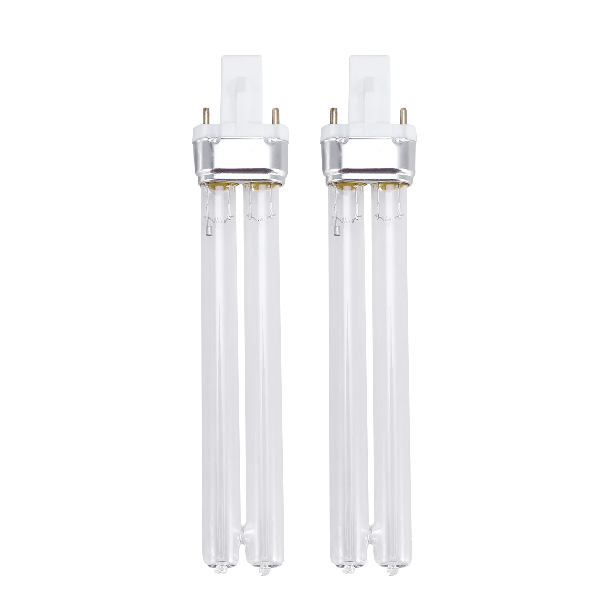 2PCS 11W G23 Uv Filter Bulb Base Aquarium Fish Tank Purifier Bulbs Germicidal Ultraviolet Replacement Light Bulbs