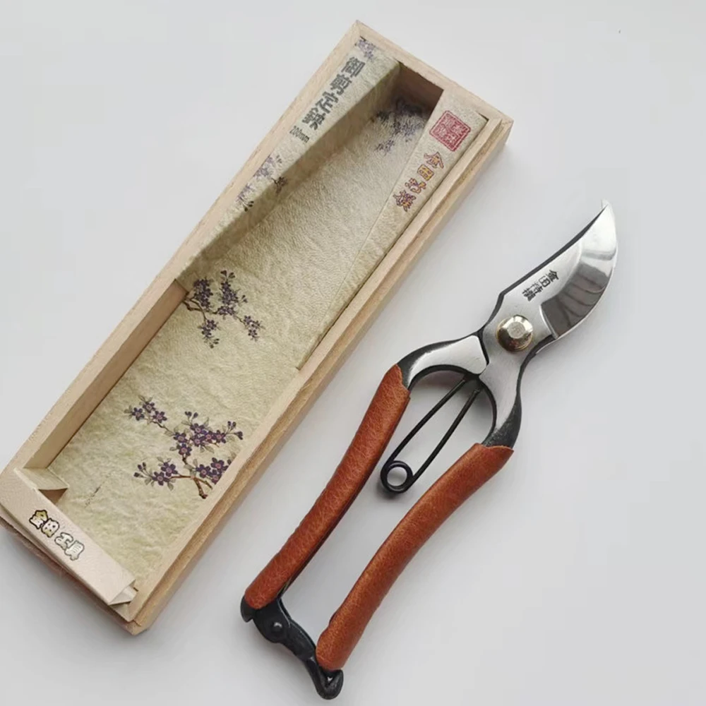 

Durable Hand Forged Pruning Scissors Professional Gardening Shears Portable Labor Saving Tool For Shrubs Trees Plants