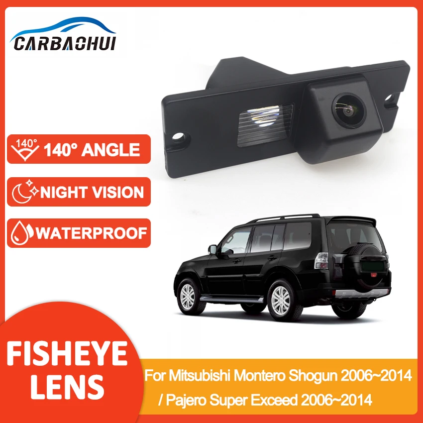 CCD HD AHD Fisheye Rear View Camera For Mitsubishi Montero Shogun 2006~2014 For Mitsubishi Pajero Super Exceed 2006~2014