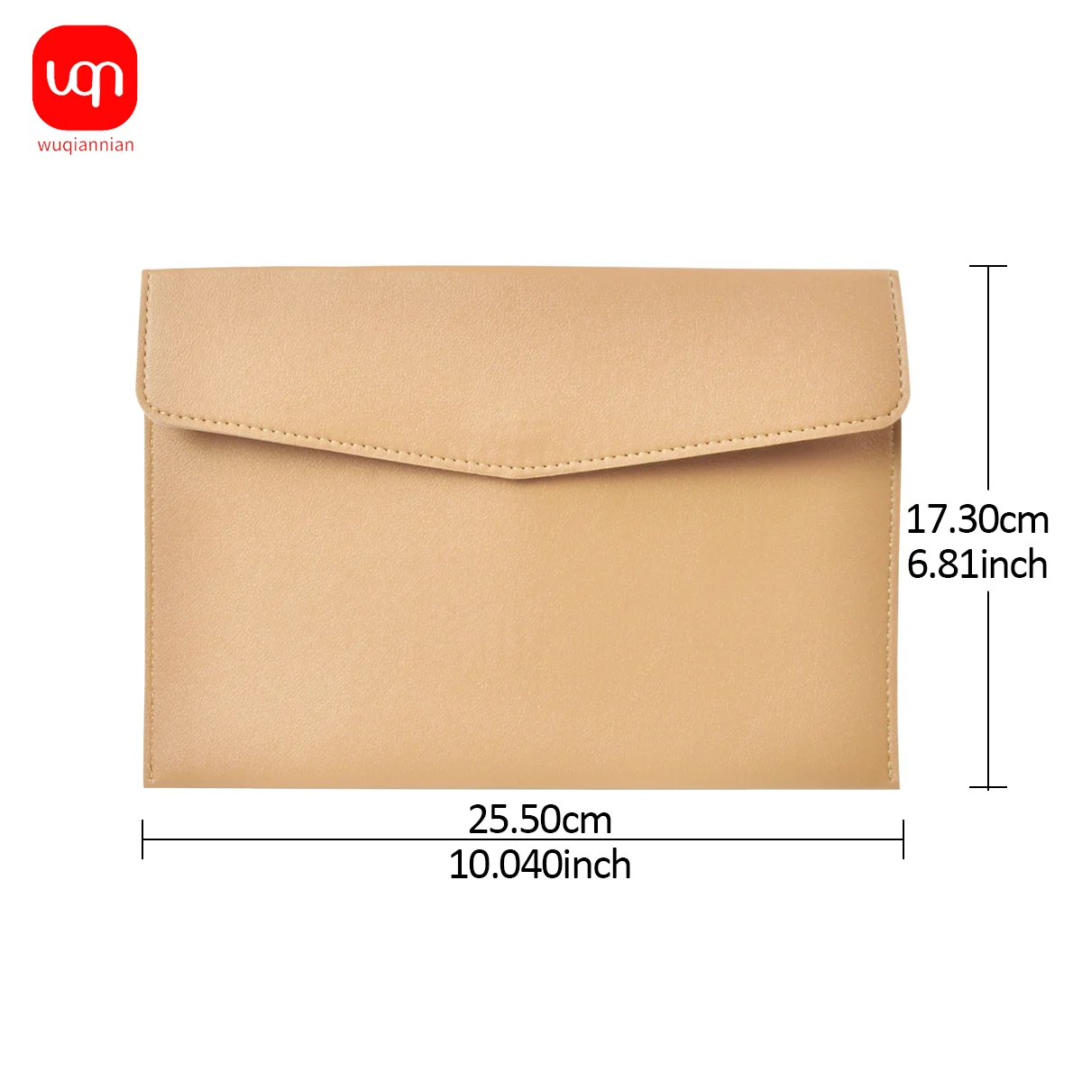 WQN-1PC PU Leather Document Bag A5, Wear-Resistant, Large Capacity, Waterproof, Suitable for Office and School Document Storage view 4