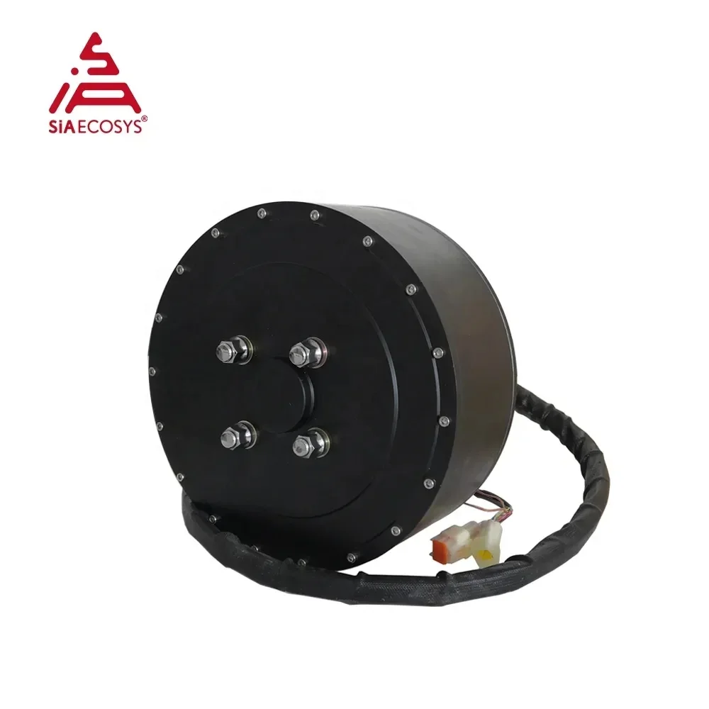 SiAECOSYS QSMotor Electric Car 12000W 12kw 273 70H 96V 130kph E-Car Hub Motor With APT96800 Controller Conversion Kits