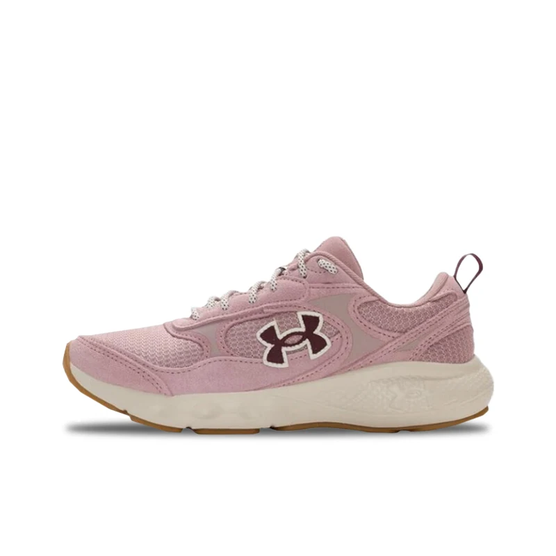 Under Armour Charged Vantage Lux 3 Women's Pink Low-Top Casual Runners – Stylish Versatile Breathable Springy Soft 6010423-673