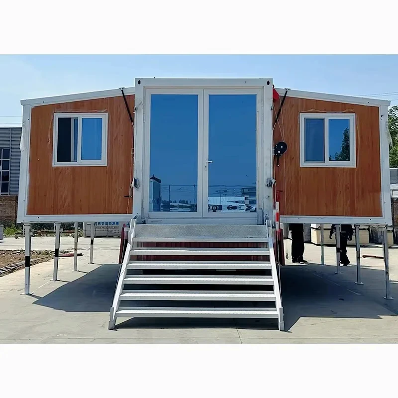 

Garden Rooms Mobile Home With Balcony Folding Tiny Home 2 3 Bedrooms Prefabricated House 20ft 40ft Expandable Container House