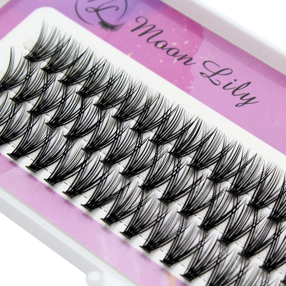 Moonlily Professional 20D Mink Individual Grafting Eyelash Extension Bunche Natural Makeup Beauty Eyelashes Fake False Lashes