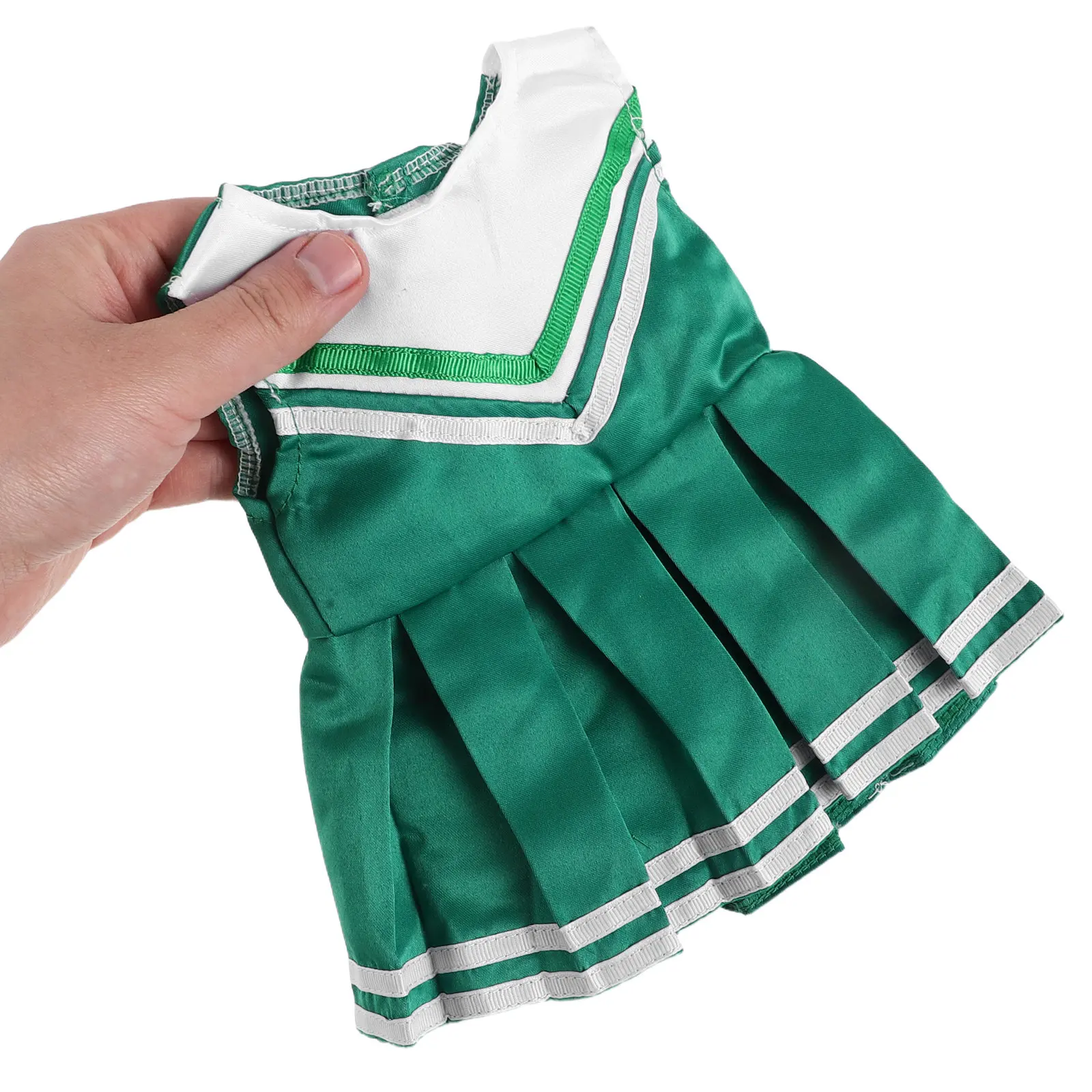 

1Set Cheerleader Uniform Set for 18 Inch Party Layered Skirt Pom Poms Socks Girl Dress Up Clothes Girl Clothes Set