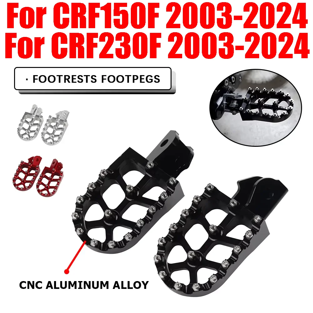 

Motorcycle Footrests Footpegs Foot Rests Pegs Pedals For Honda CRF150F CRF230F CRF 150F CRF 230F CRF 150 230 F CRF150 F CRF230 F