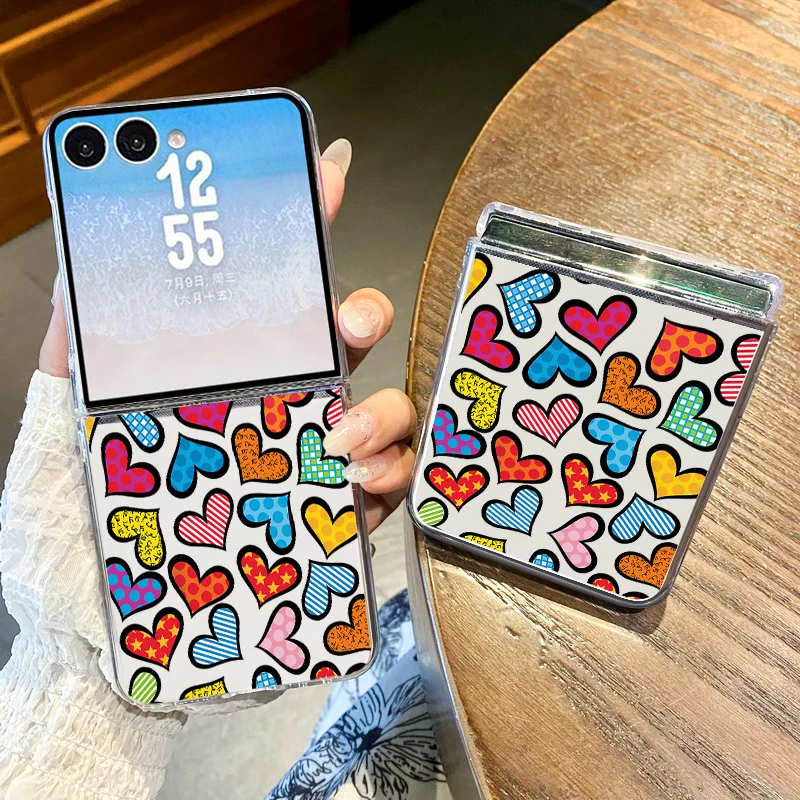 Cartoon Hearts Print Folding P - Phone Cases Z Fold 6 ulasan dan harga