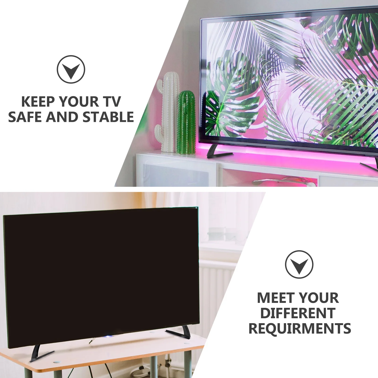 

Mount Base Metal Adjustable Stand Holder For Home Use 40" Thickened Steel Triangle Support Stand Replacement Base