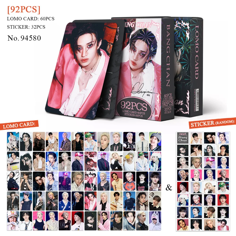 SKZOO Aanpasbare STRAYKIDS LOMO Kaarten 92 Stuks Felix HAN LeeKnow Nieuwe Album Versie Idol Photocards Fans Souvenir