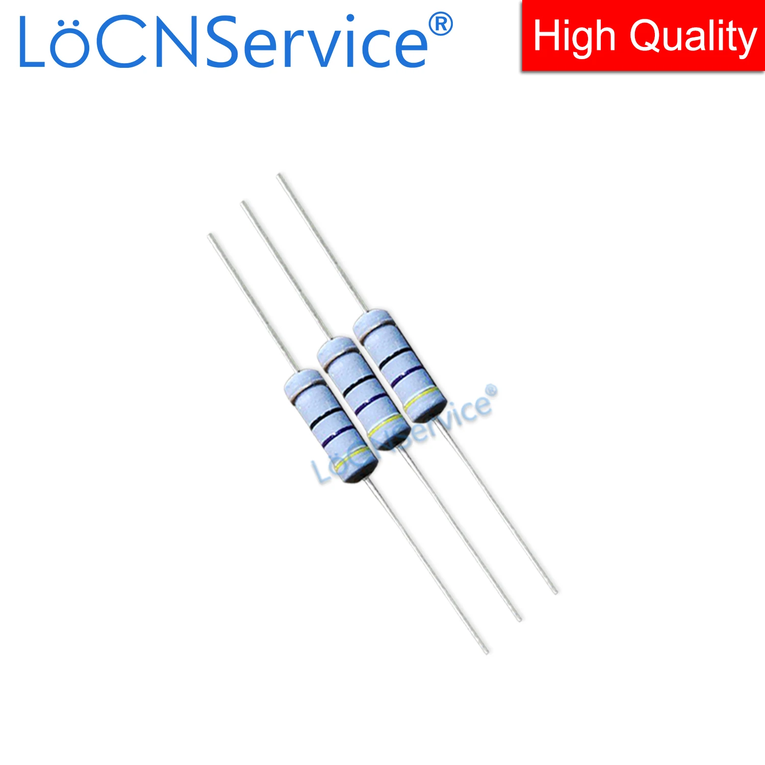 LoCNService 200 قطعة/الوحدة 5% 3W 39R 43R 47R 51R 56R 62R 68R 75R 82R 91R الكربون فيلم المقاوم DIP أوم