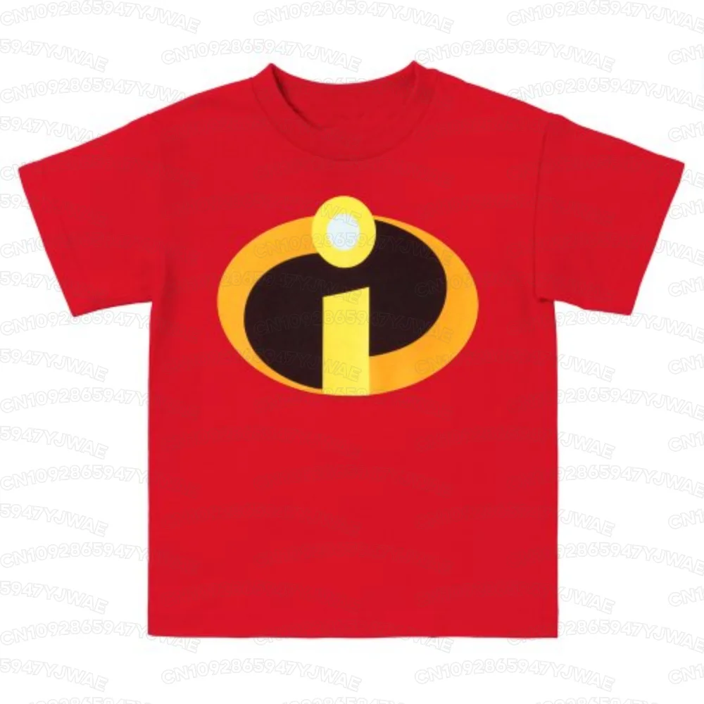 Sommer-T-Shirt „The Incredibles“ für Damen, Familien-T-Shirt, Urlaubs-T-Shirt, kurzärmelig, für Erwachsene, Cosplay, lässiges T-Shirt, Oberteile – Detail 4