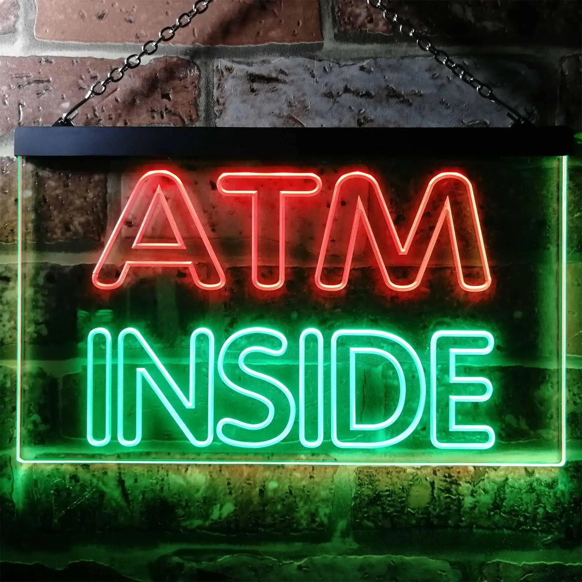 

ATM Inside Dual Color Led Neon Sign st6-i0411